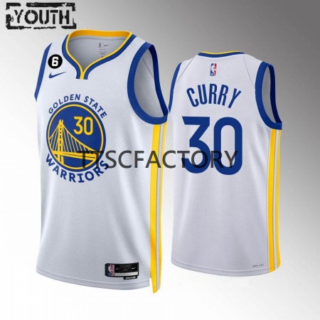 Dres Golden State Warriors Stephen Curry 30 Nike 2022-23 Association Edition Bijela Swingman - Dječji